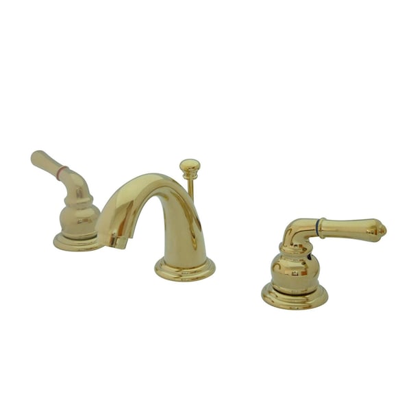 KB912 Magellan Widespread Bathroom Faucet, Polished Brass